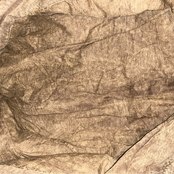 Free People Luna Cozy Bomber Jacket Ponytail Tan Quilted Puffer oversized small - Picture 4 of 9